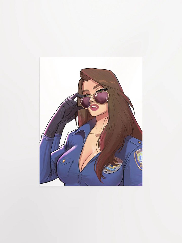 Officer Fox No Background Poster product image (1)
