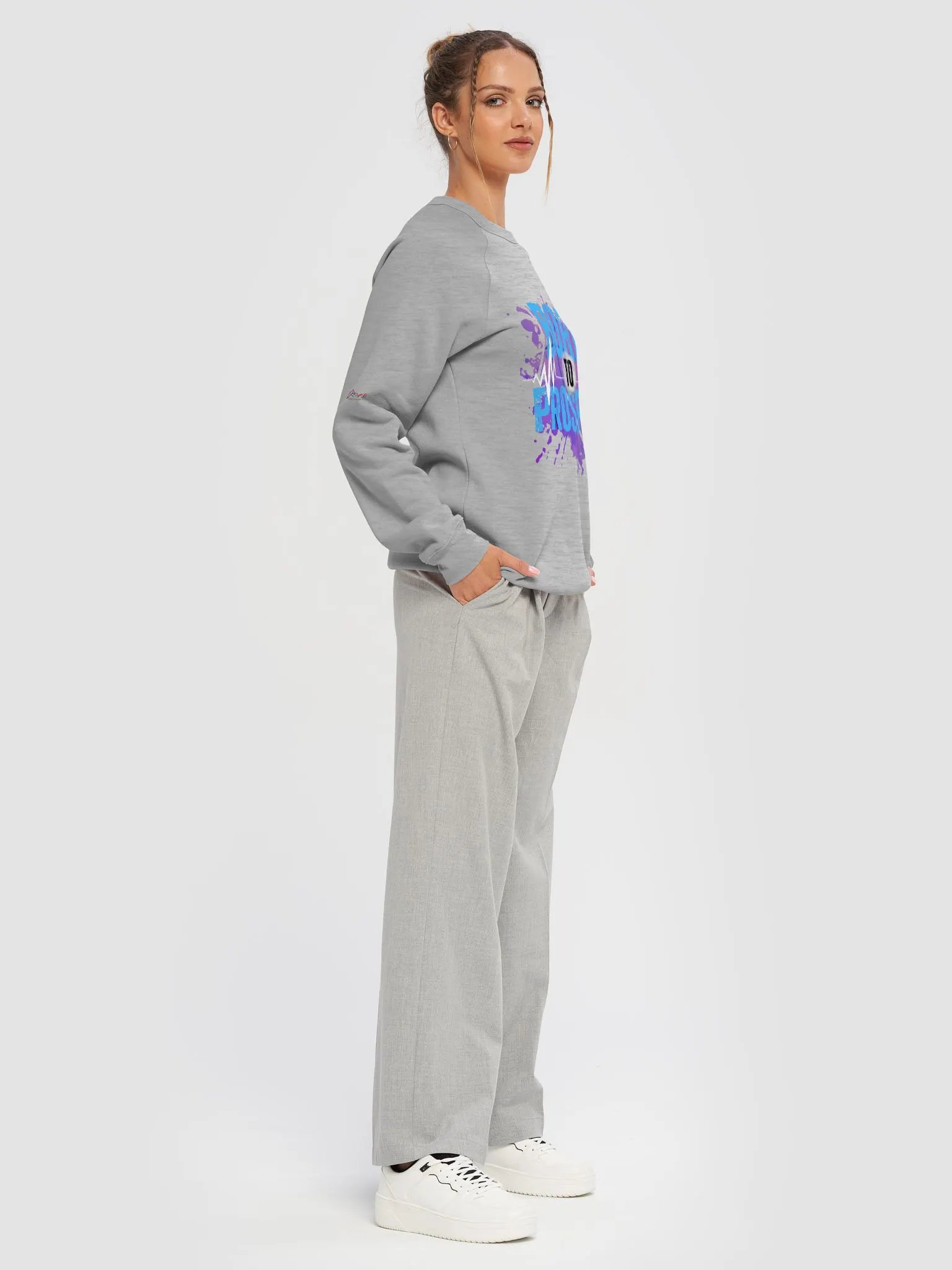 Born to Prosper Unisex Fleece Sweatshirt product image (6)