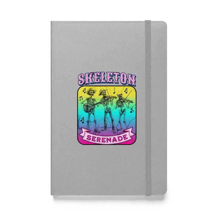 Skeleton Serenade Musical Hardcover Notebook product image (1)