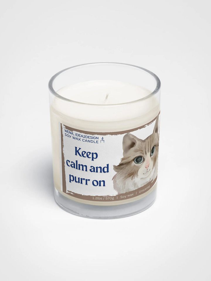 Persian Cat Lover Best Gift, Large Capacity, Great Value & Eco-Friendly Candle – 1.2 lbs of Pure Serenity product image (2)