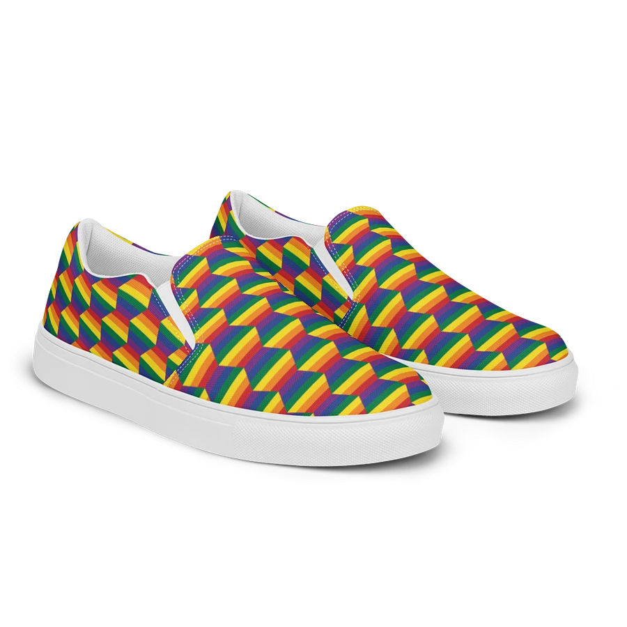 Mens Slip On Canvas - Rainbow product image (9)