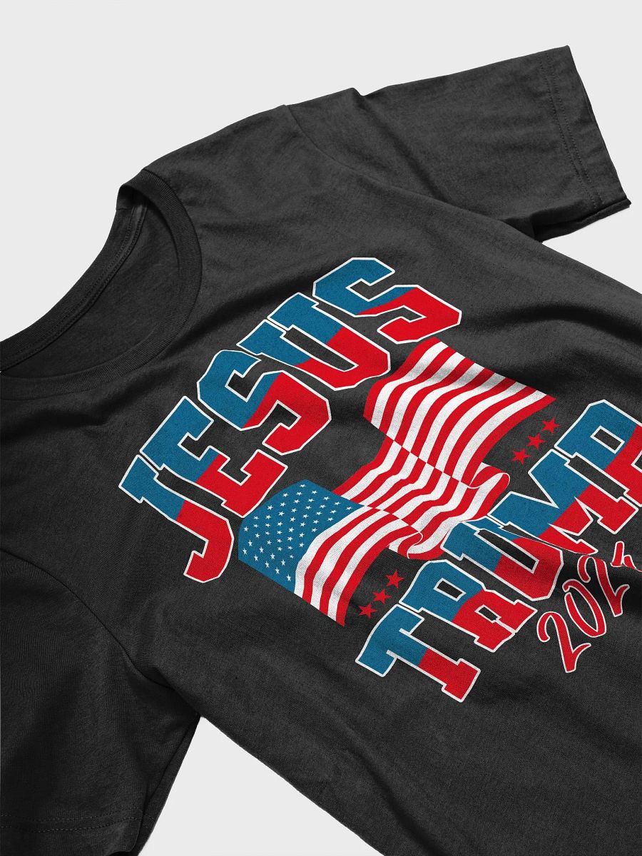 VOTE JESUS AND TRUMP 2024 MAGA MAKE AMERICA GODLY AGAIN PRESIDENTIAL ELECTION CHRISTIANITY FAITH UNISEX T-SHIRT product image (12)