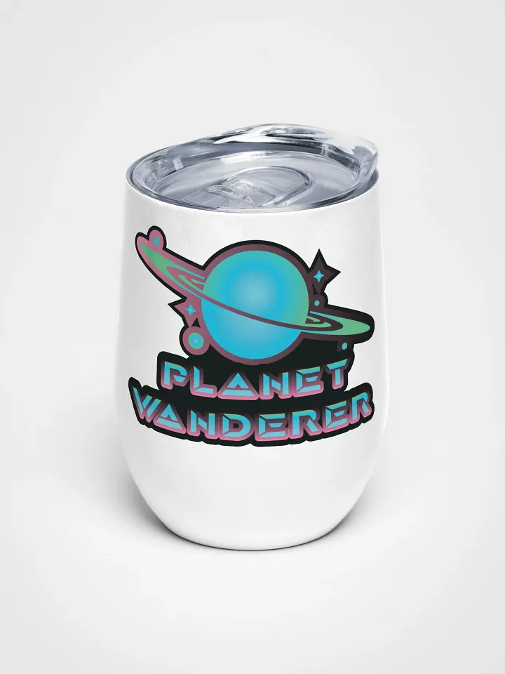 Planet Wanderer insulated wine tumbler product image (1)