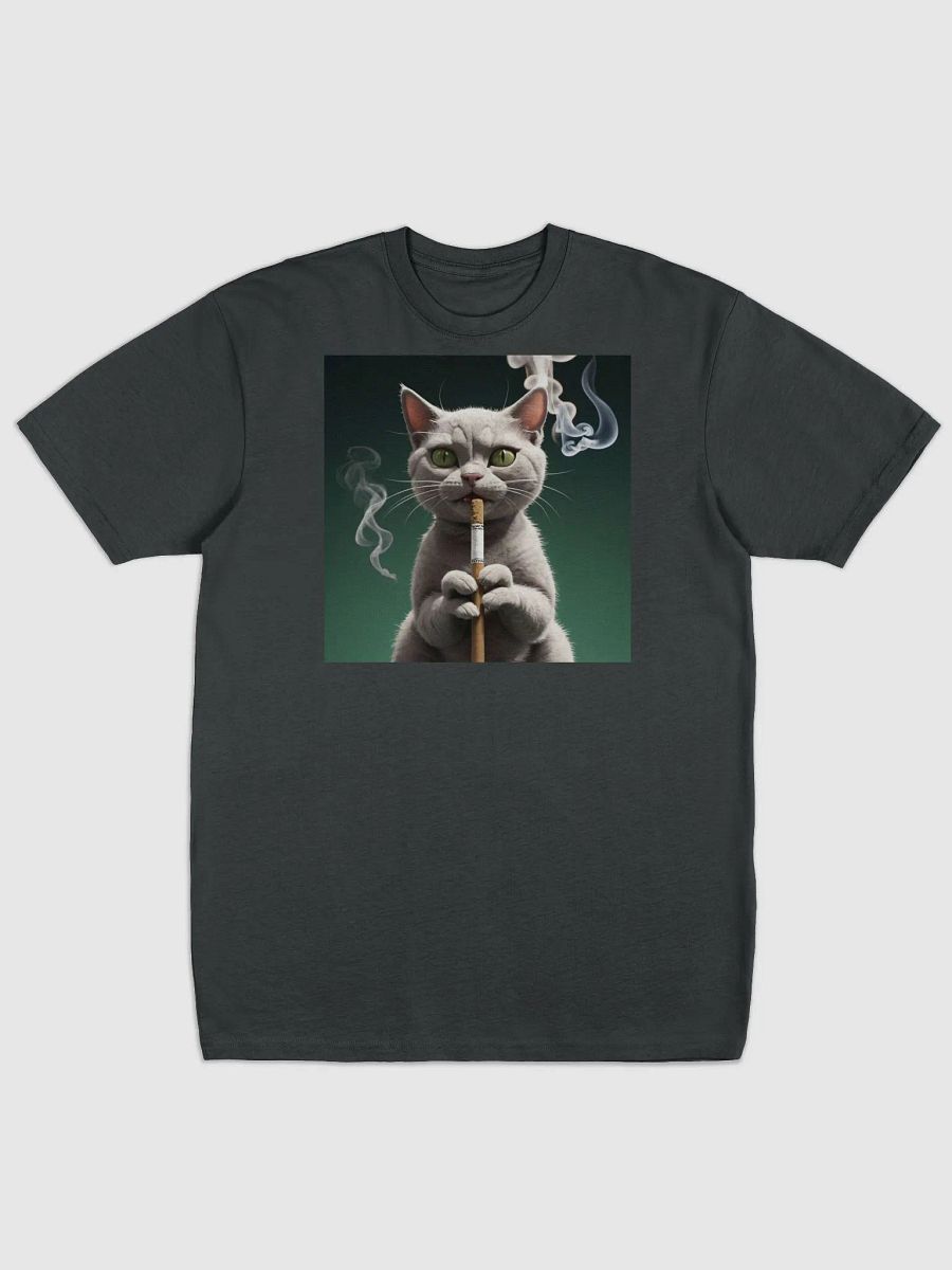 Stoic Smoker Cat Tee product image (1)