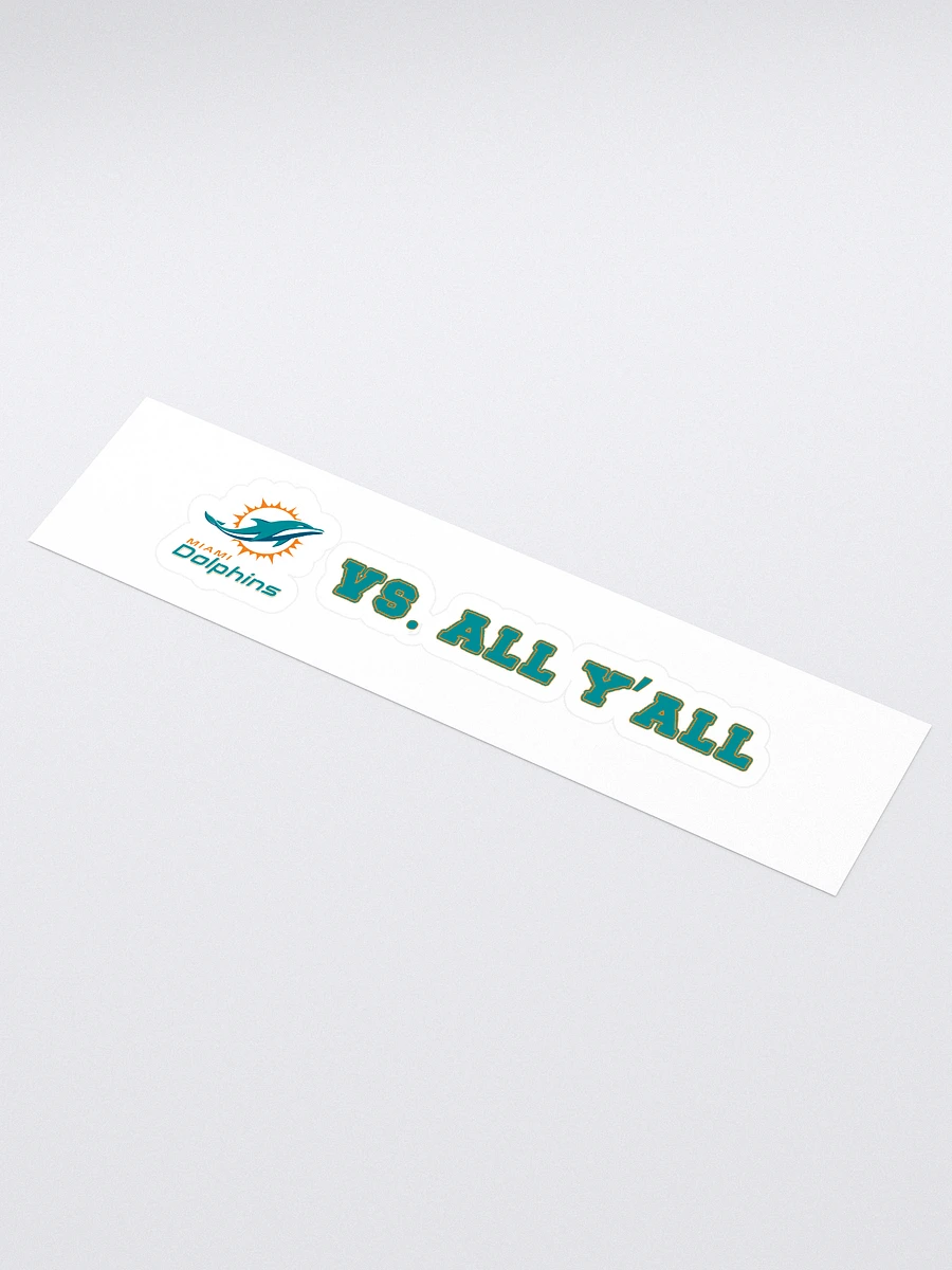 Dolphins Vs. All Y'all Miami Football Rivalry Design product image (1)