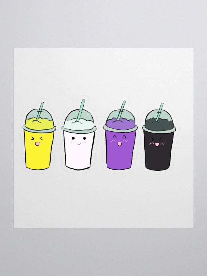 Slushie Buddies: Non-Binary Flag Sticker product image (3)