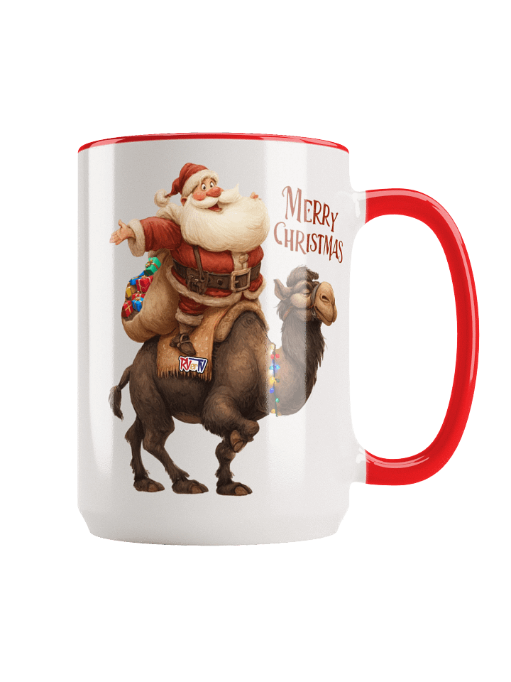 RVerTV Christmas Santa on Camel Coffee Mug product image (2)