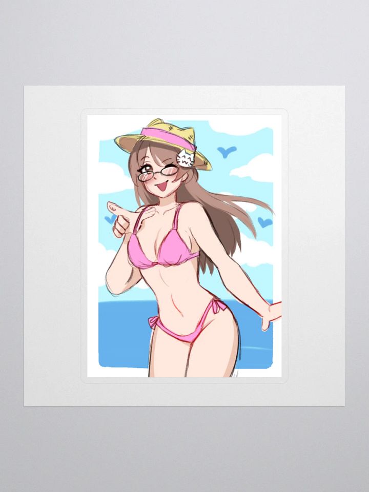 Beach time sticker product image (1)