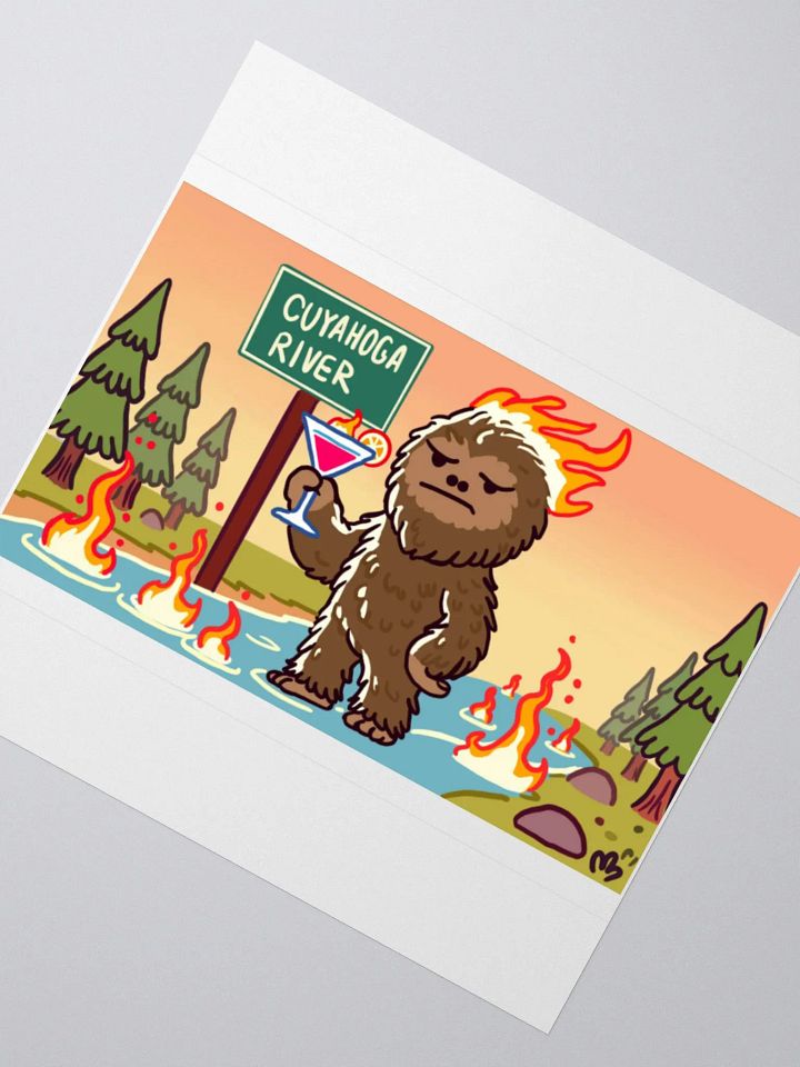 ohio bigfoot sticker product image (4)