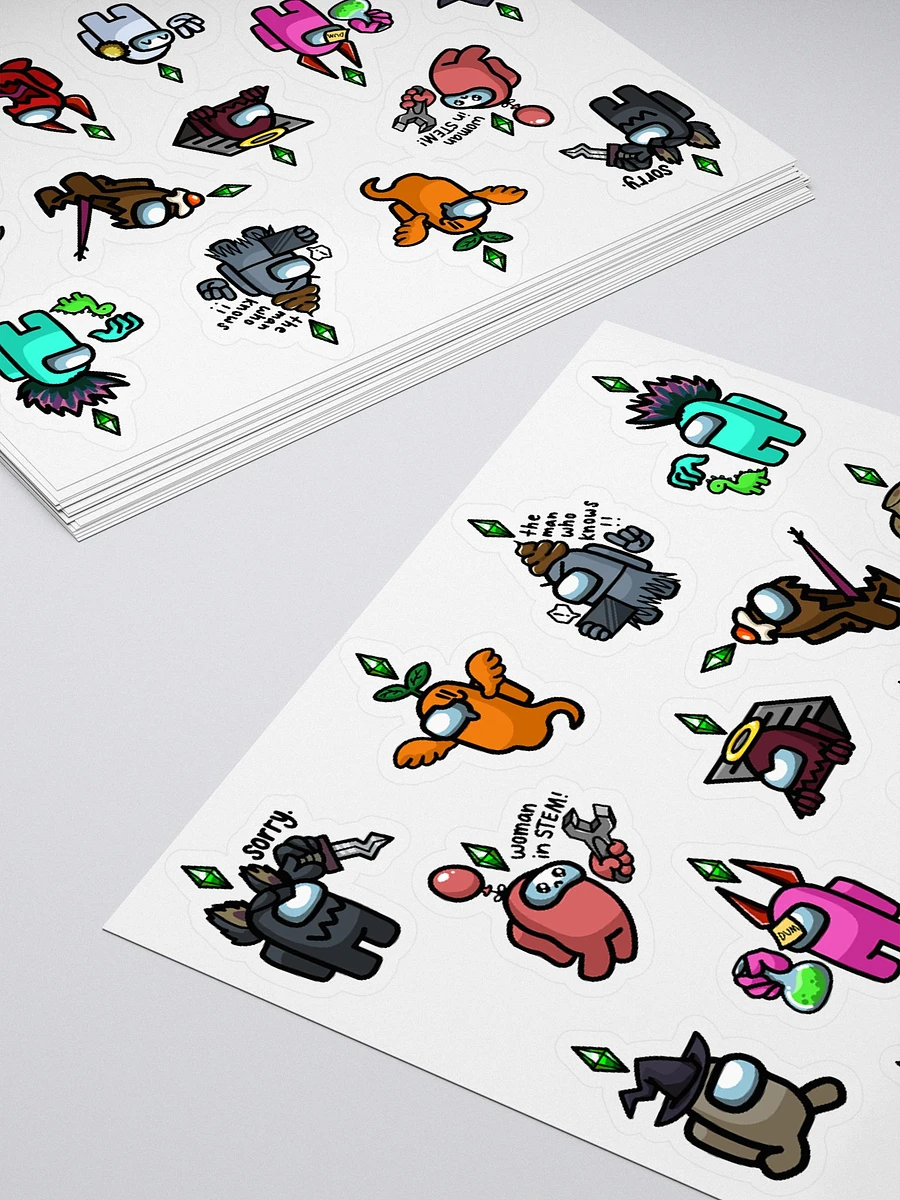 simmer amongus Stickers product image (4)