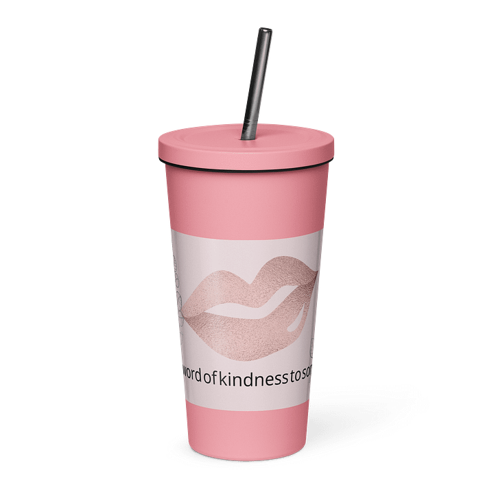 Kindness Botanical Lips Insulated Tumbler product image (1)