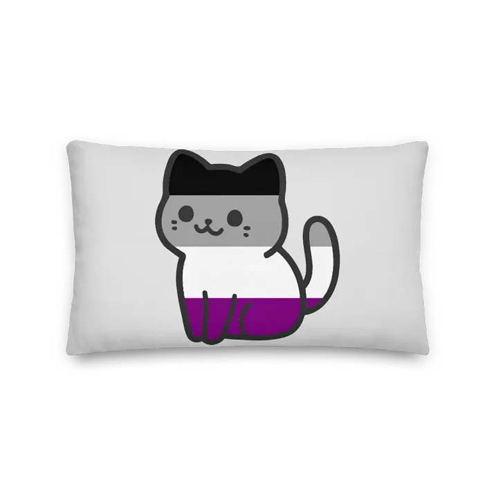 Asexual Pride Kitty Pillow product image (2)