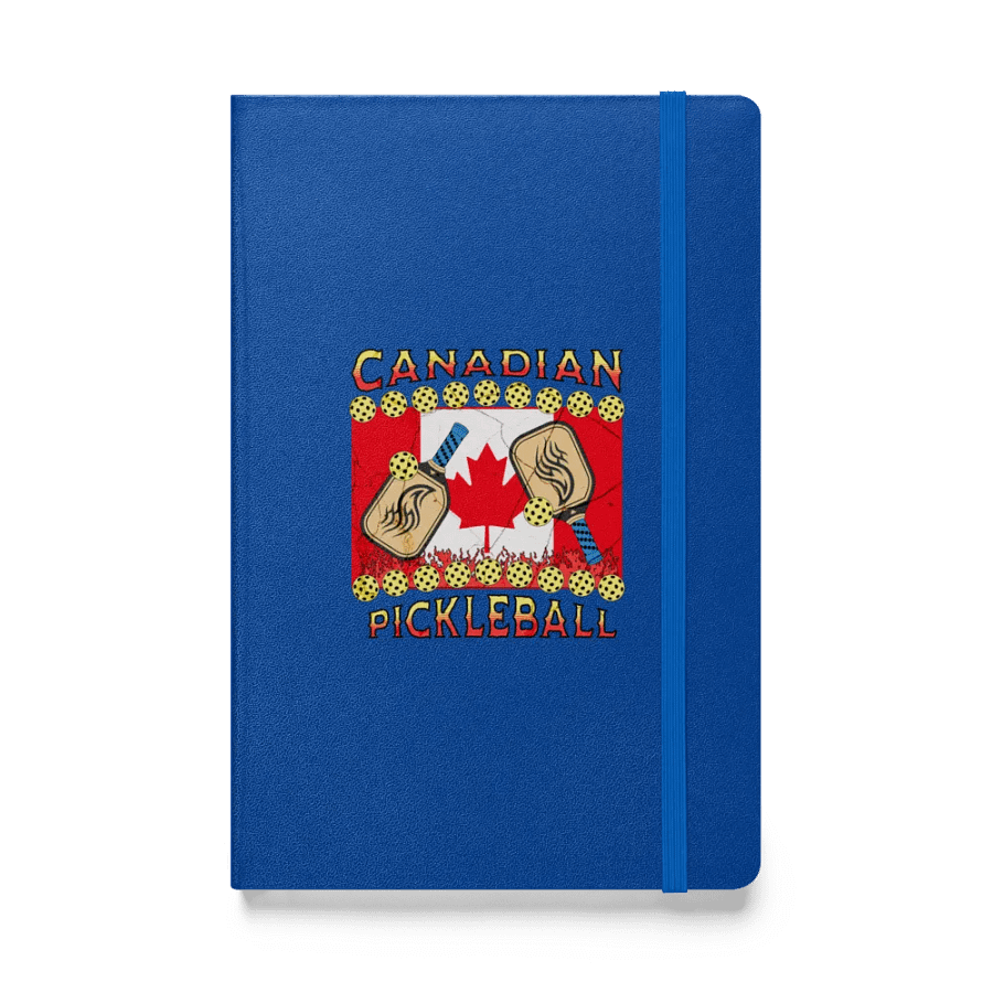 Canadian Flag Pickleball Hardcover Journal product image (1)