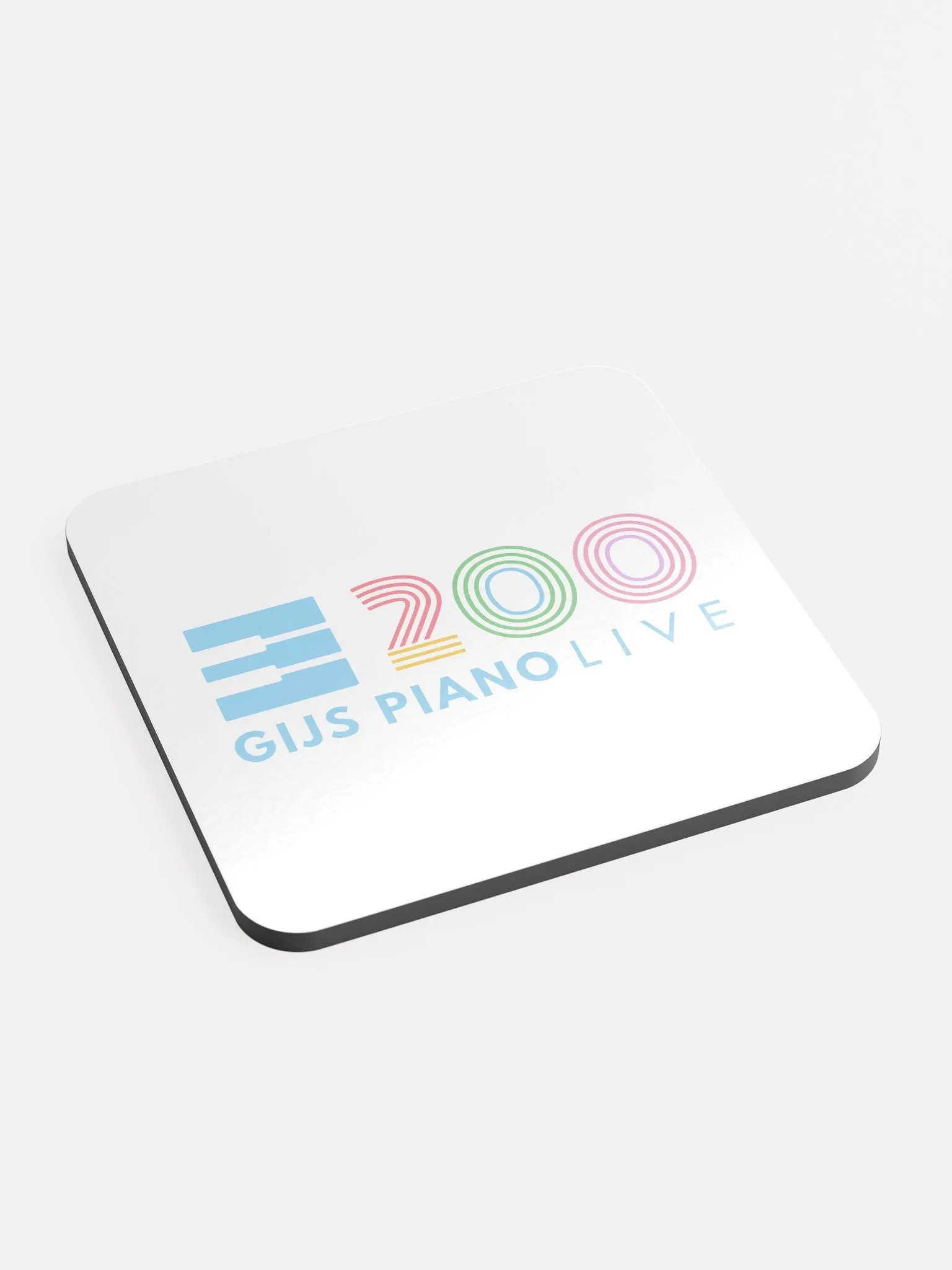 Gijs Piano LIVE 200 - Glossed Cork Coaster product image (2)