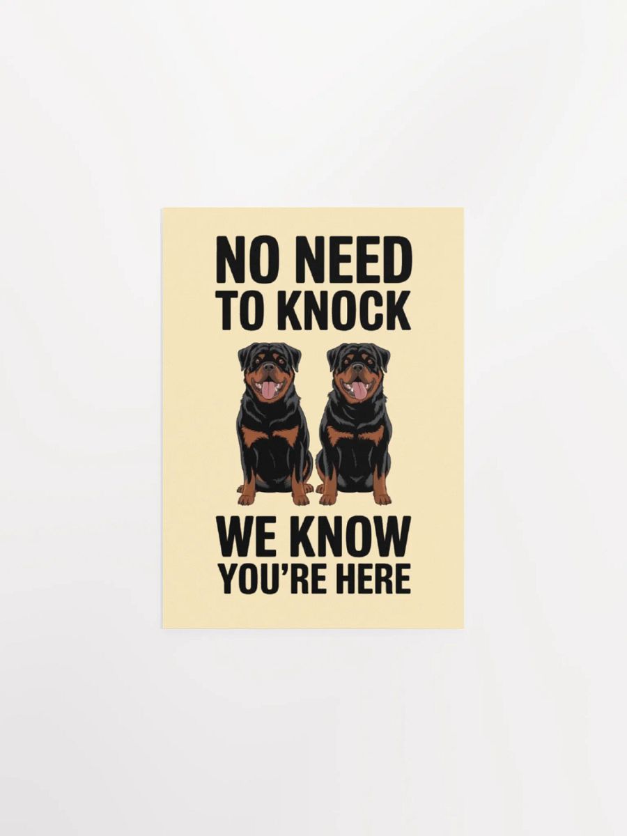 Rottweilers - No Need To Knock, We Know You Are Here product image (9)