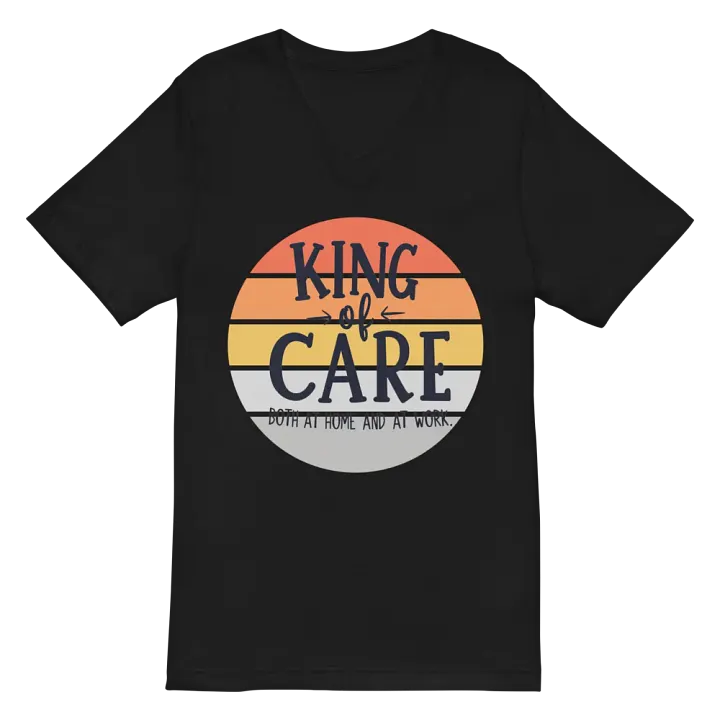 King of Care V-Neck Tee product image (3)