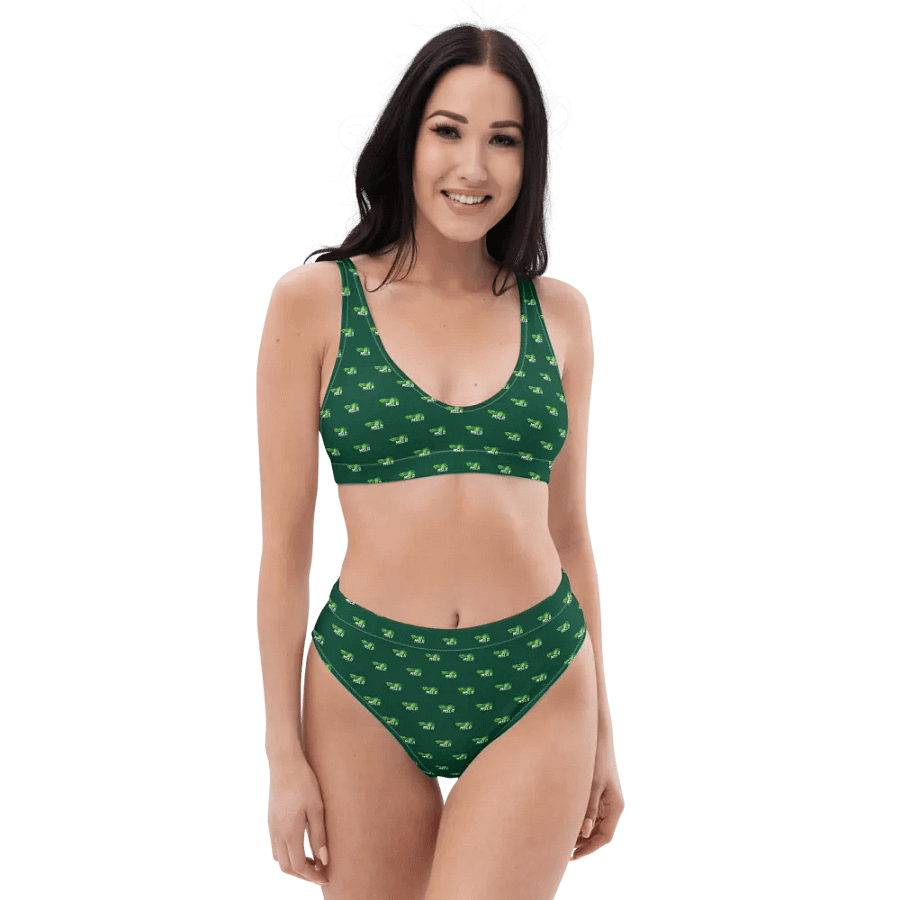 MSLA Green High Waisted Bikini product image (6)