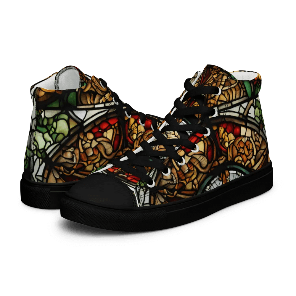 Symphonic Stained Glass Men's High Tops product image (10)