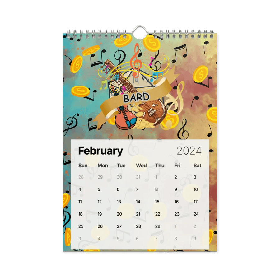 Chill Zone DnD Vibes 2024 Calendar product image (5)