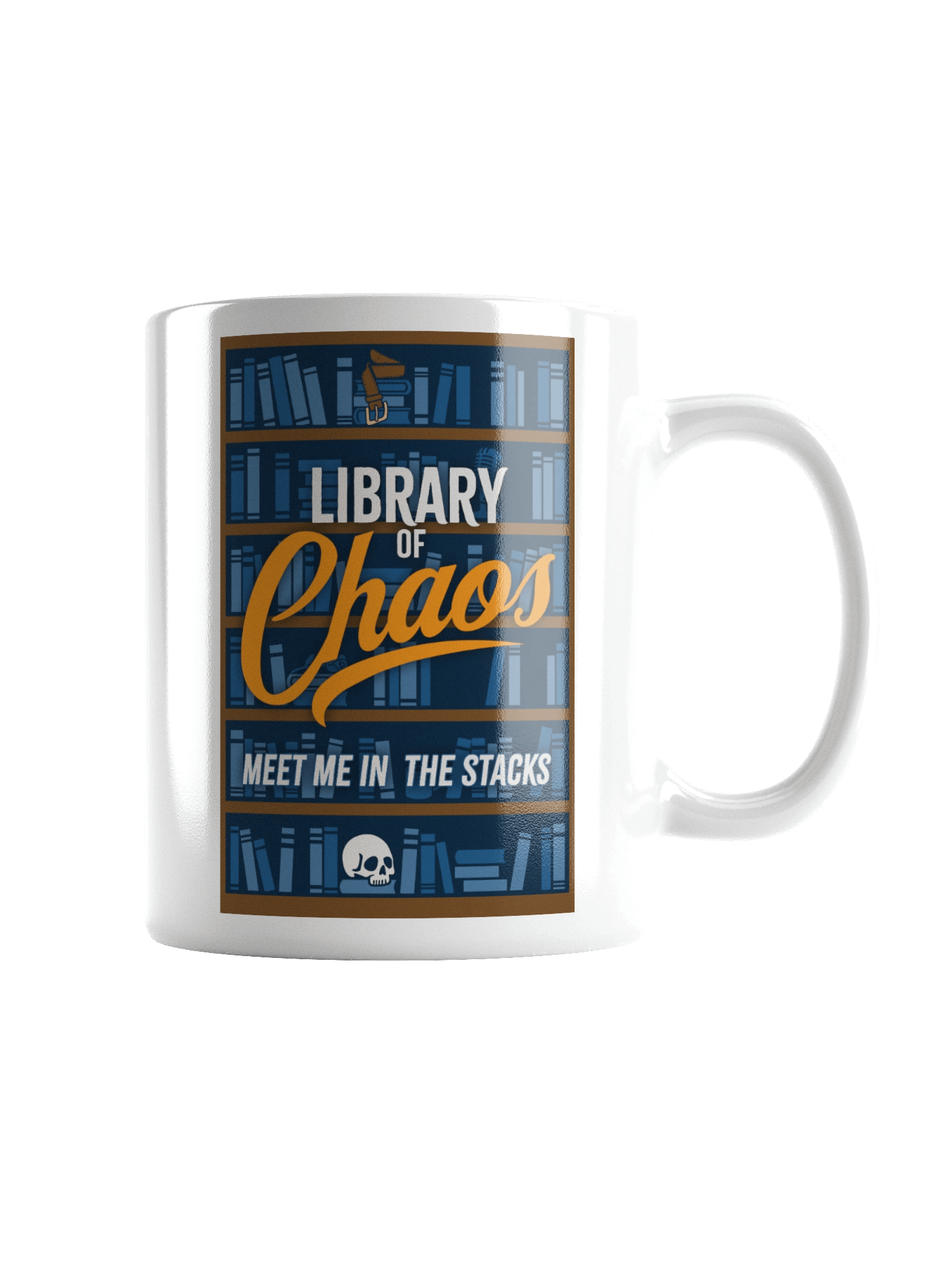 Library of Chaos Mug White product image (2)