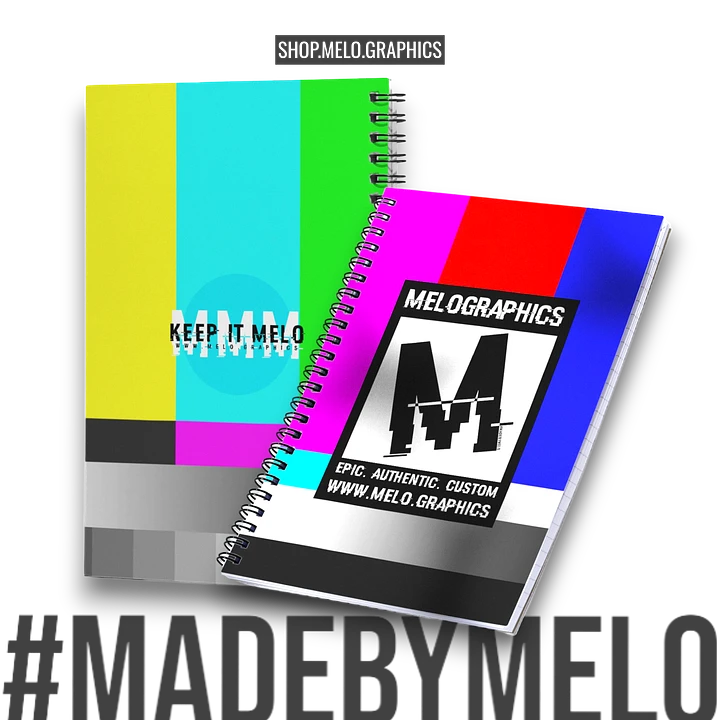 Rated M for MELO TV Spiral Notebook - 5.5x8.5