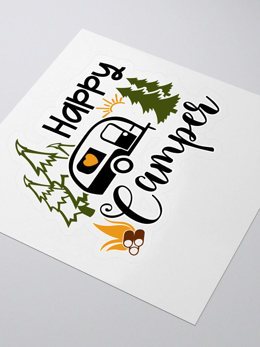 Happy Camper Kiss-Cut Stickers product image (3)