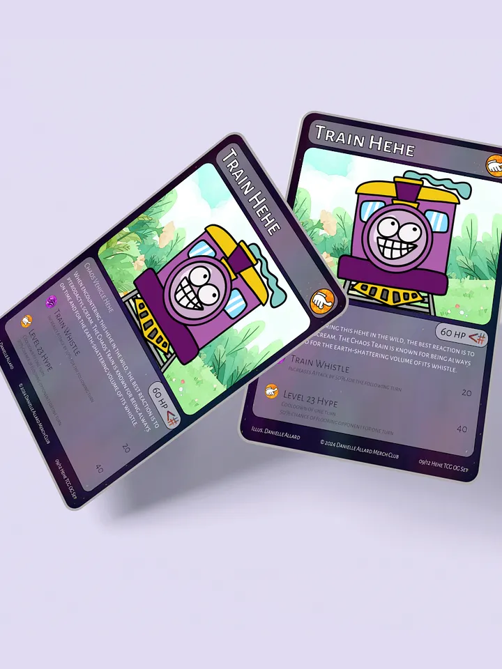 Train Hehe Digital Card [Hehe TCG Card #09] product image (1)