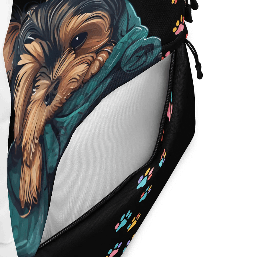 Whimsical Yorkie All-Over Print Backpack product image (11)