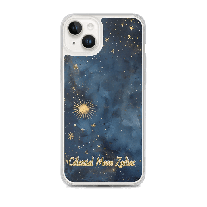 Celestial Moon Zodiac MagSafe® Clear Case product image (1)