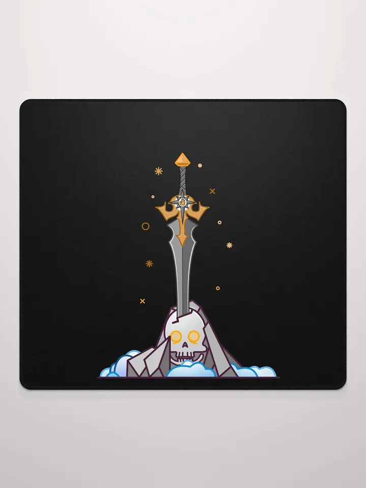 Sword in the Skull - Argent Variation - Gaming Pad product image (3)