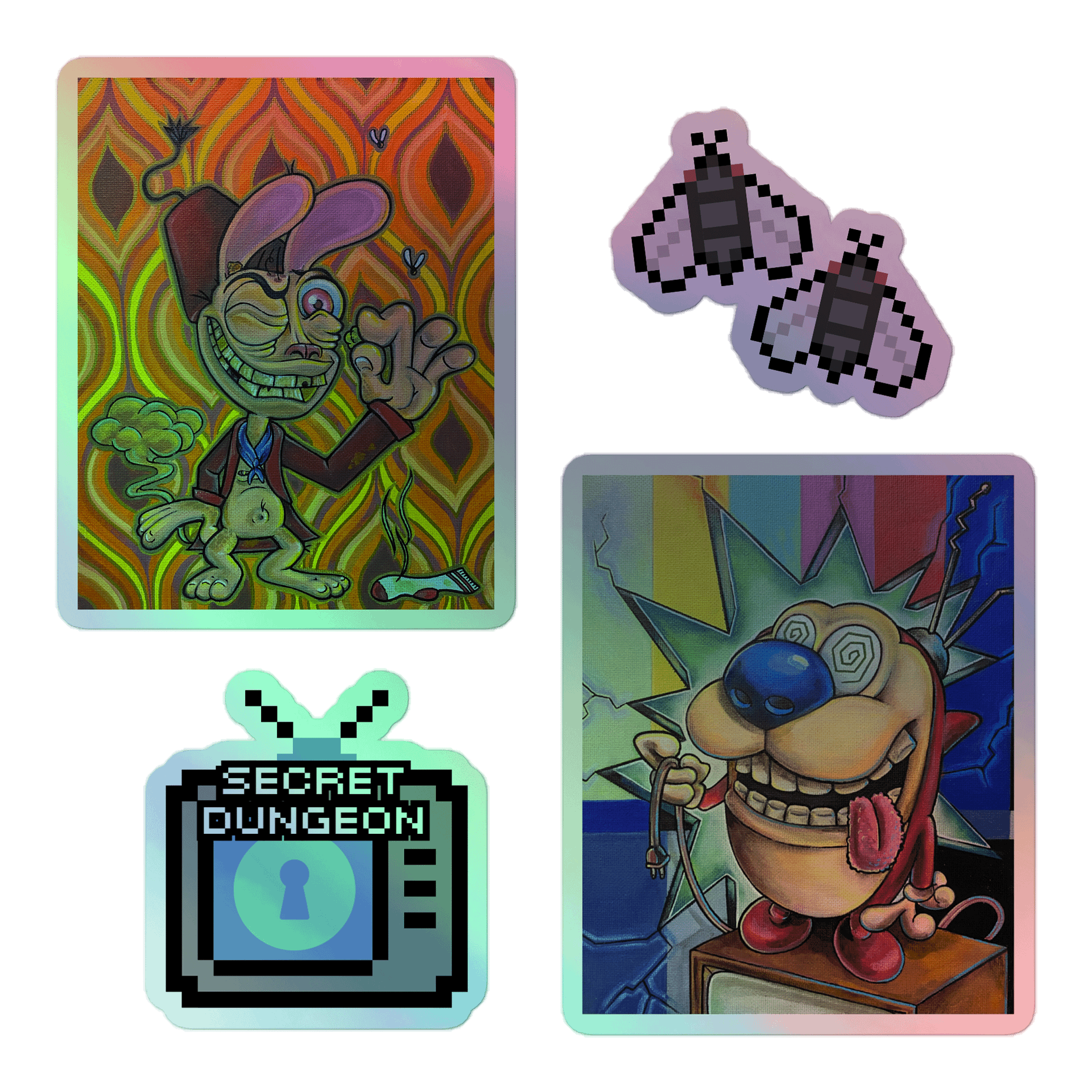 5.5" Holographic SDC 90s Sticker Sheet product image (1)