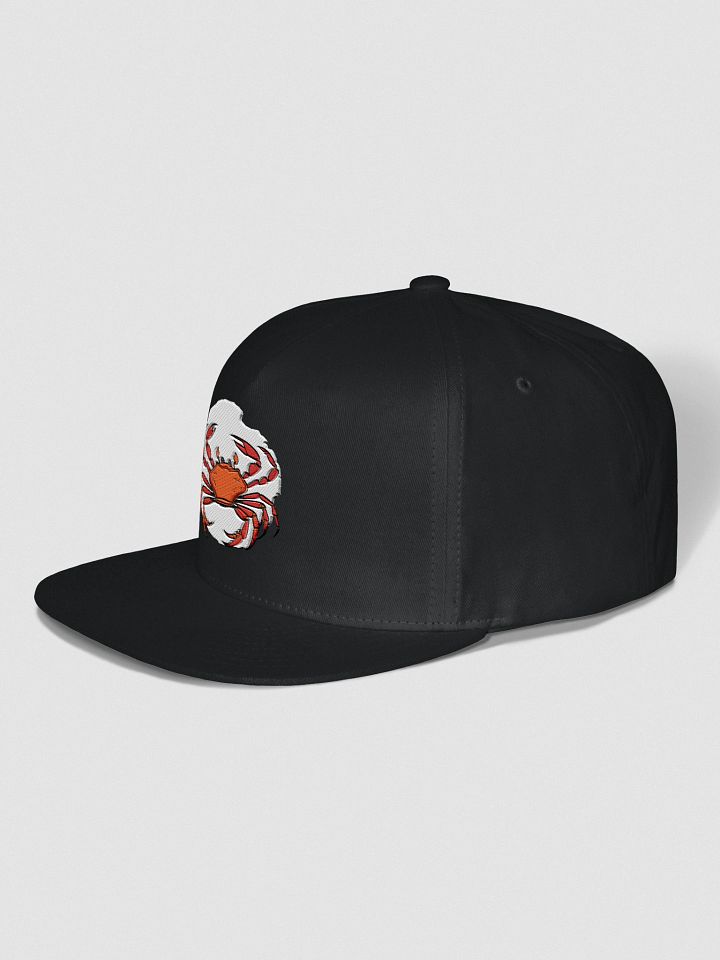 Clawsome Crab Flat Snapback Cap product image (12)