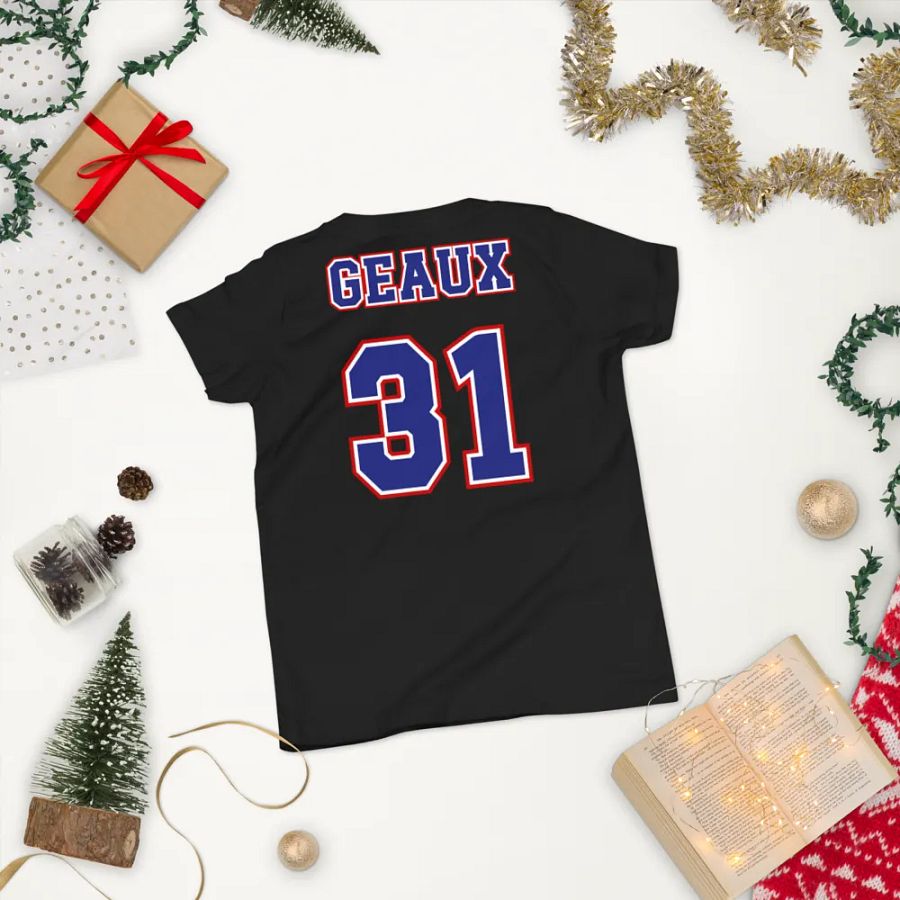 GEAUX 31 Youth Sports Jersey Tee - Back Only Design product image (4)