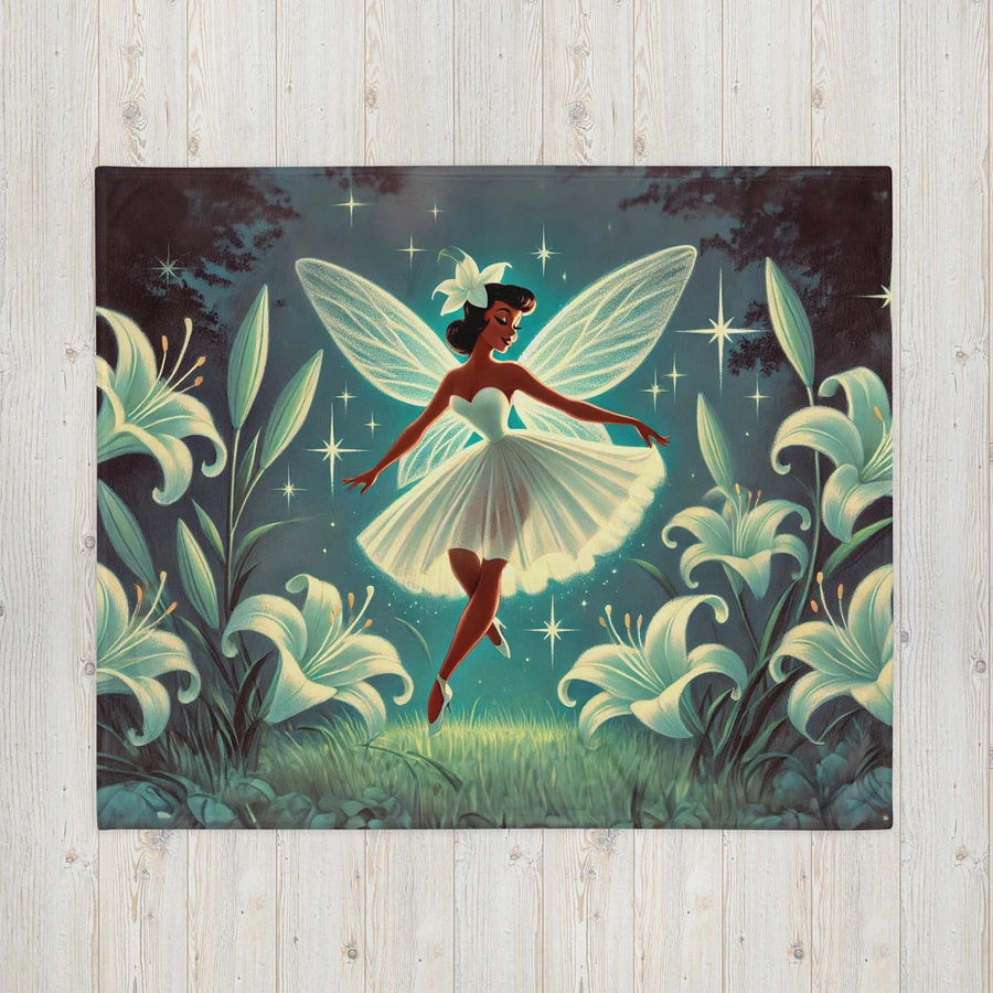 Lily fairy Silky Soft Throw Blanket product image (5)