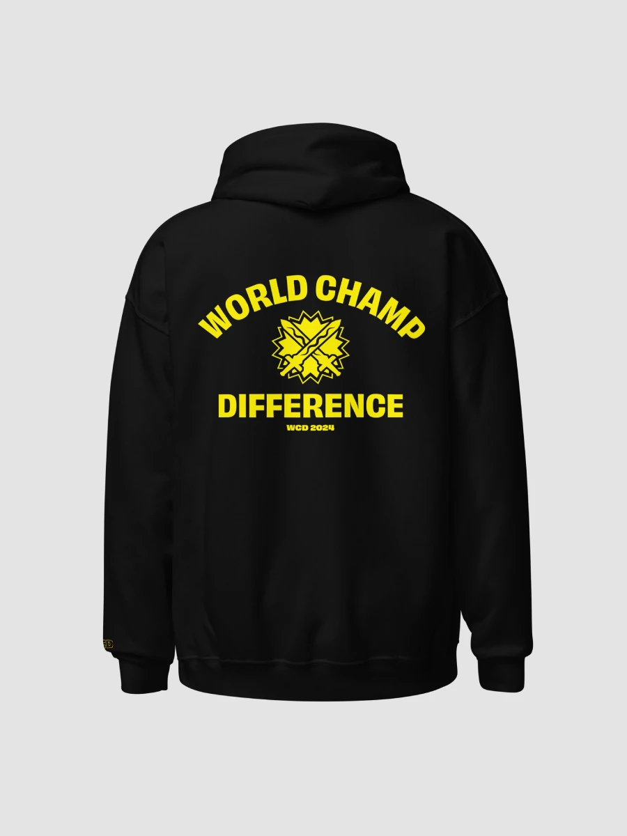 WolfeyVGC World Champ Black Hoodie - Yellow product image (2)