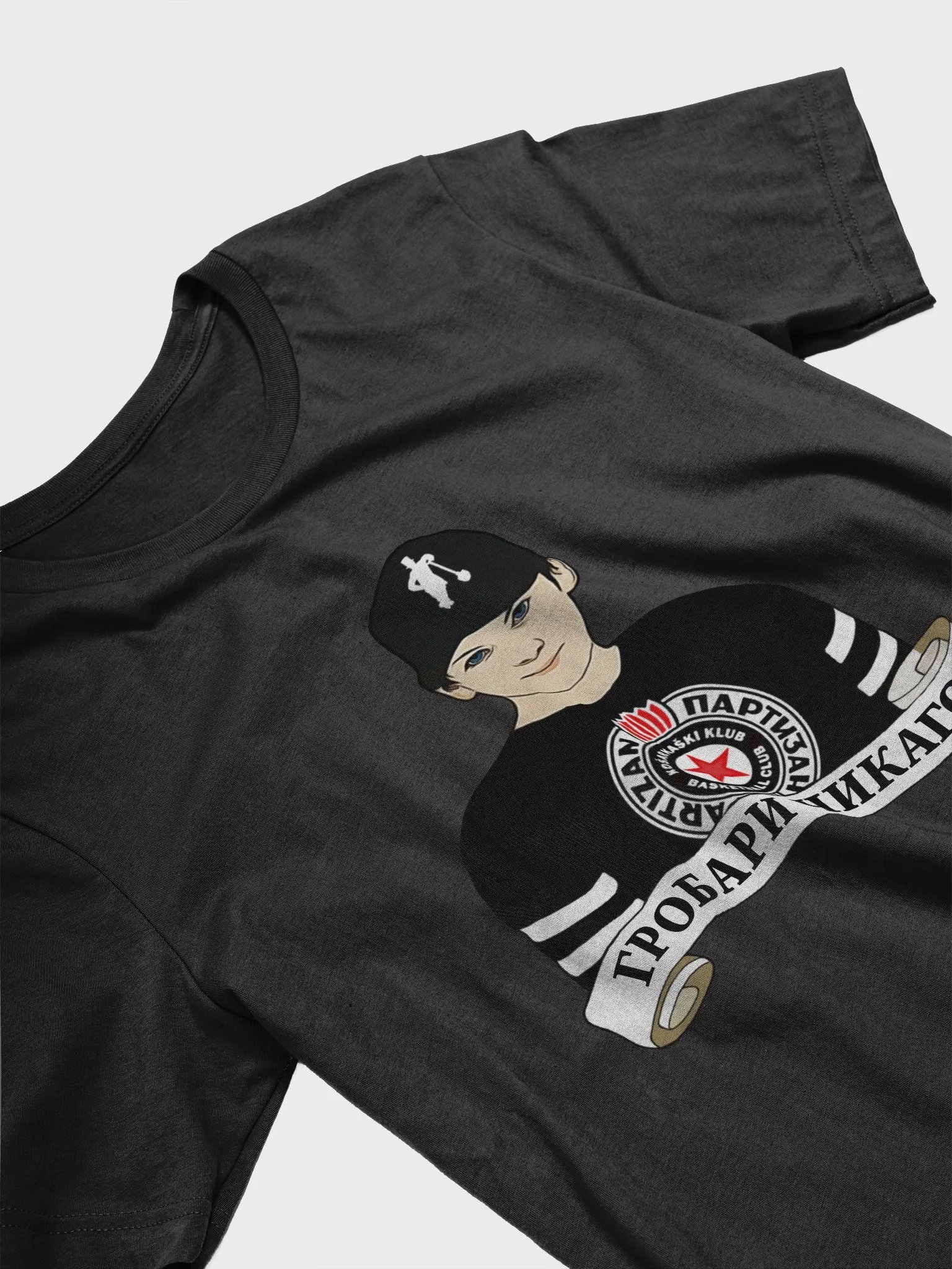 Grobari Čikago KK Partizan Bella+Canvas Supersoft T-Shirt product image (3)