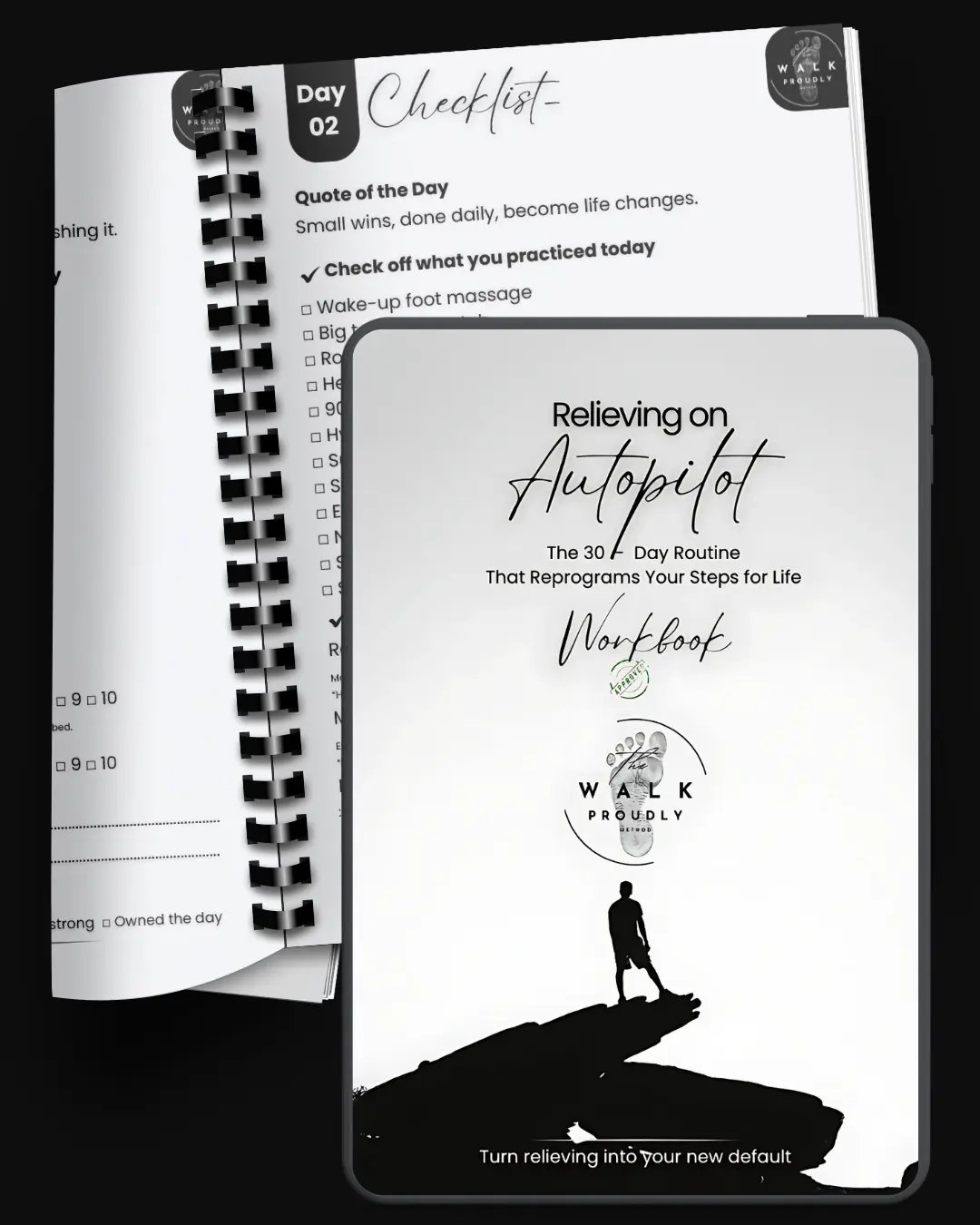 Ebook 3, walkproudly, plantar fasciitis, heel pain, Relieving on Autopilot