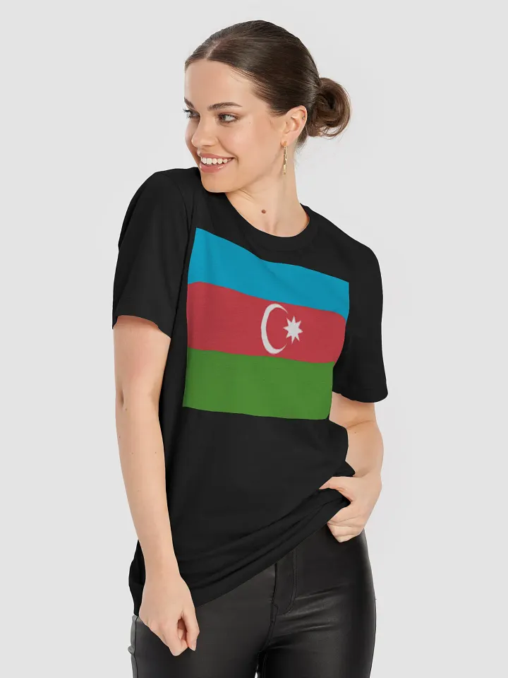 Graphic Grove Exclusive Azerbaijan Flag Unisex T-Shirt product image (1)