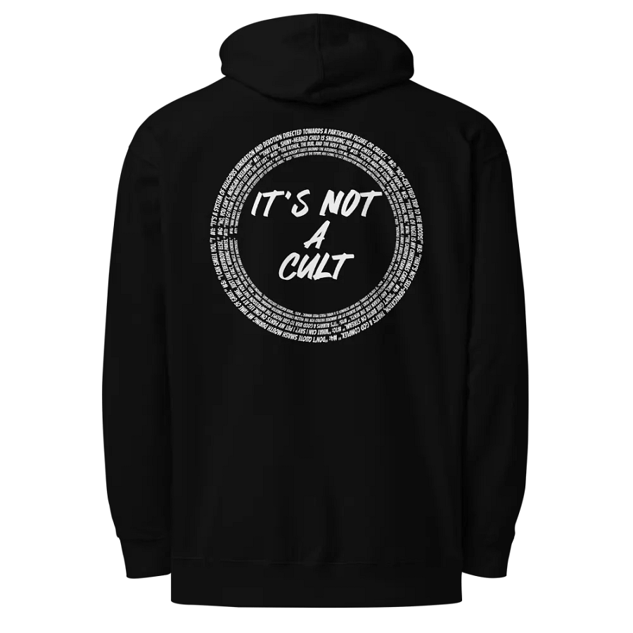 Not-Cult Embroidered Hoodie (DARK) product image (2)