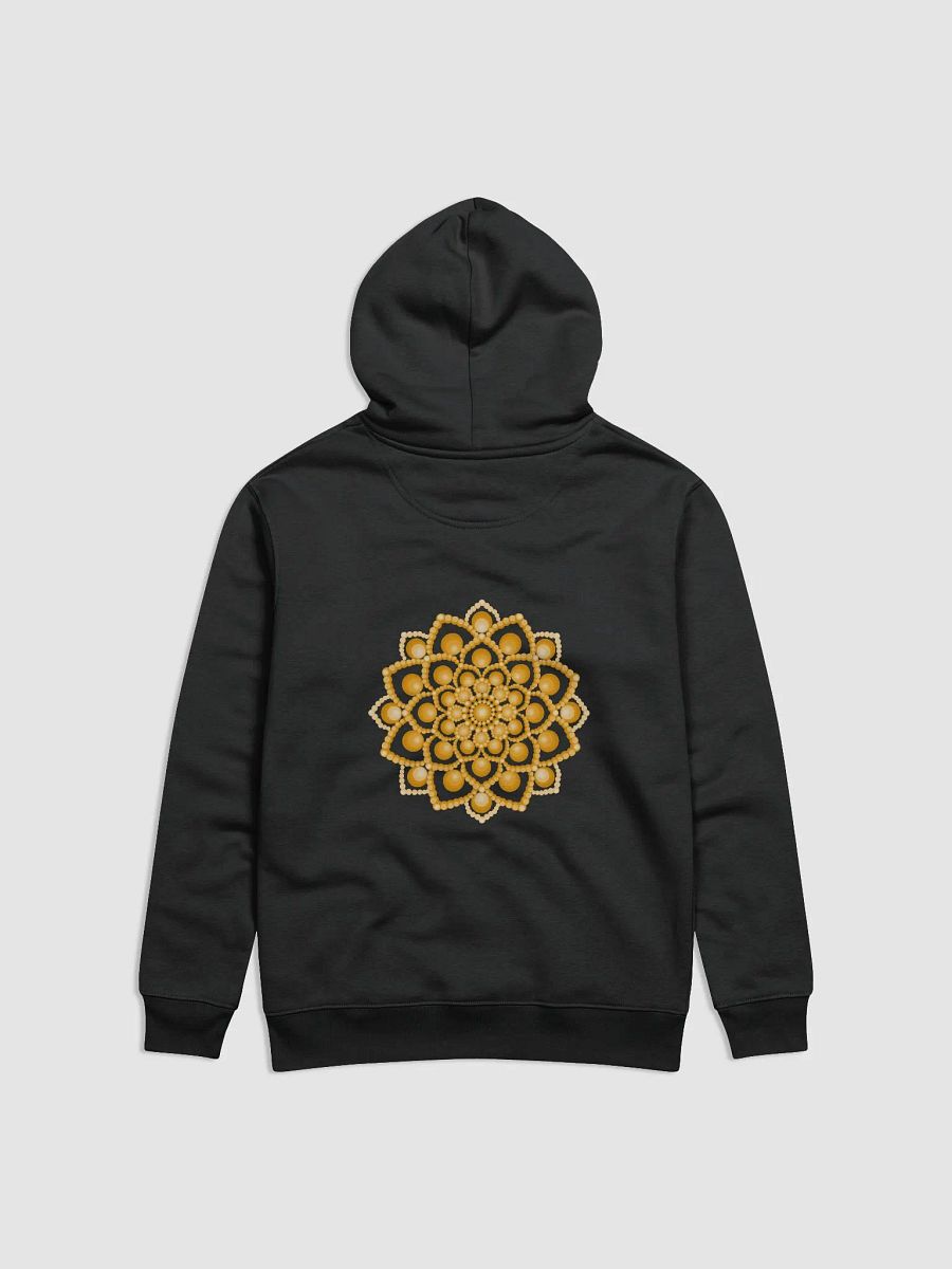 Orange Flower Mandala Eco Hoodie product image (2)