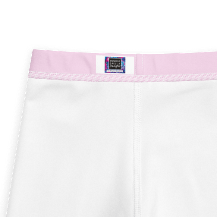 🎨Girls’ | Little Kids | Cape Cuties by BRN.2C.C.™| Leggings 💫| Pink Logo on Pink Horizontal Lines product image (2)
