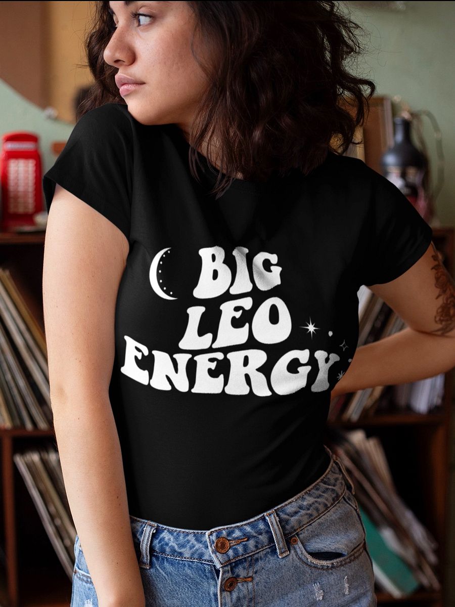 Big Leo Energy T-Shirt (White logo) product image (5)