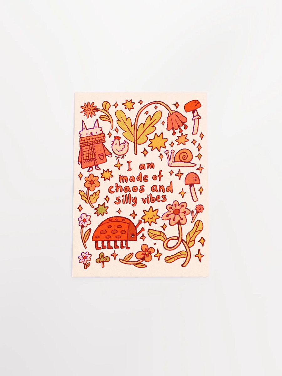 Chaos & Silly Vibes Print product image (5)