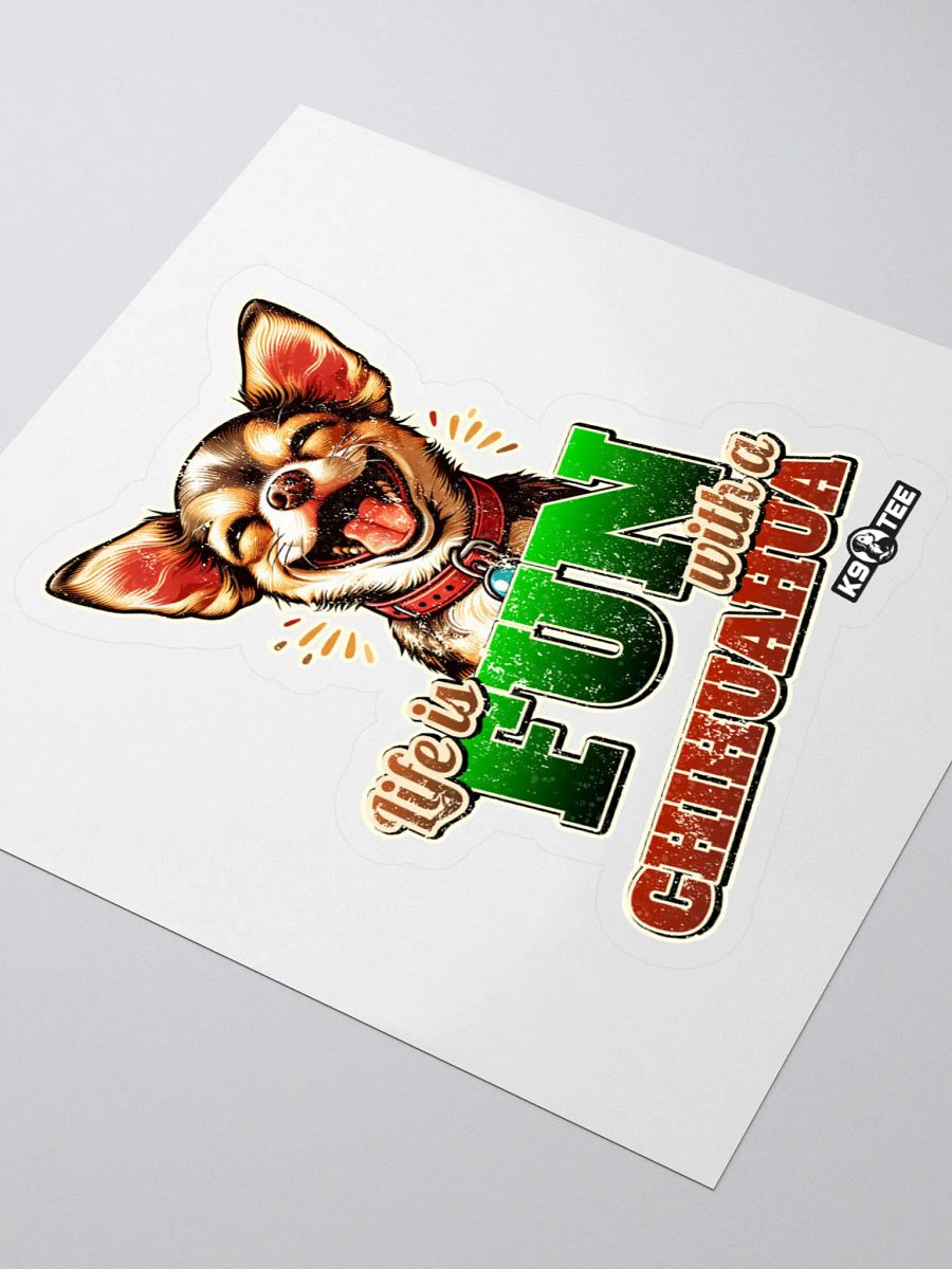 Fun Chihuahua Kiss Cut Stickers product image (3)