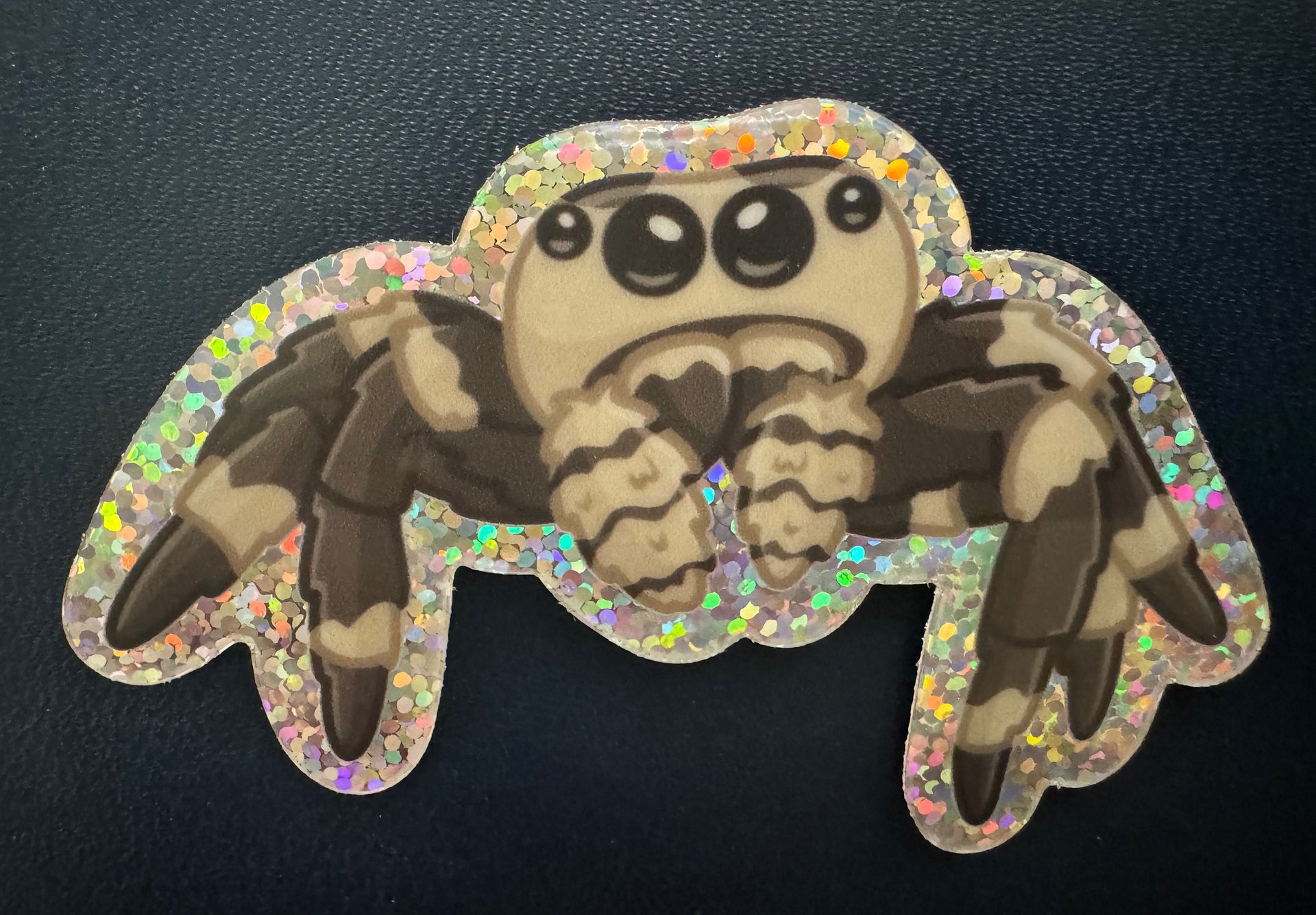 Boots the jumping spider glitter sticker product image (1)