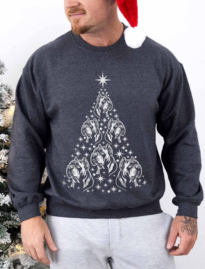 Cane Corso Christmas Tree Sweatshirt Design for Cane Corso Paw-rents product image (6)