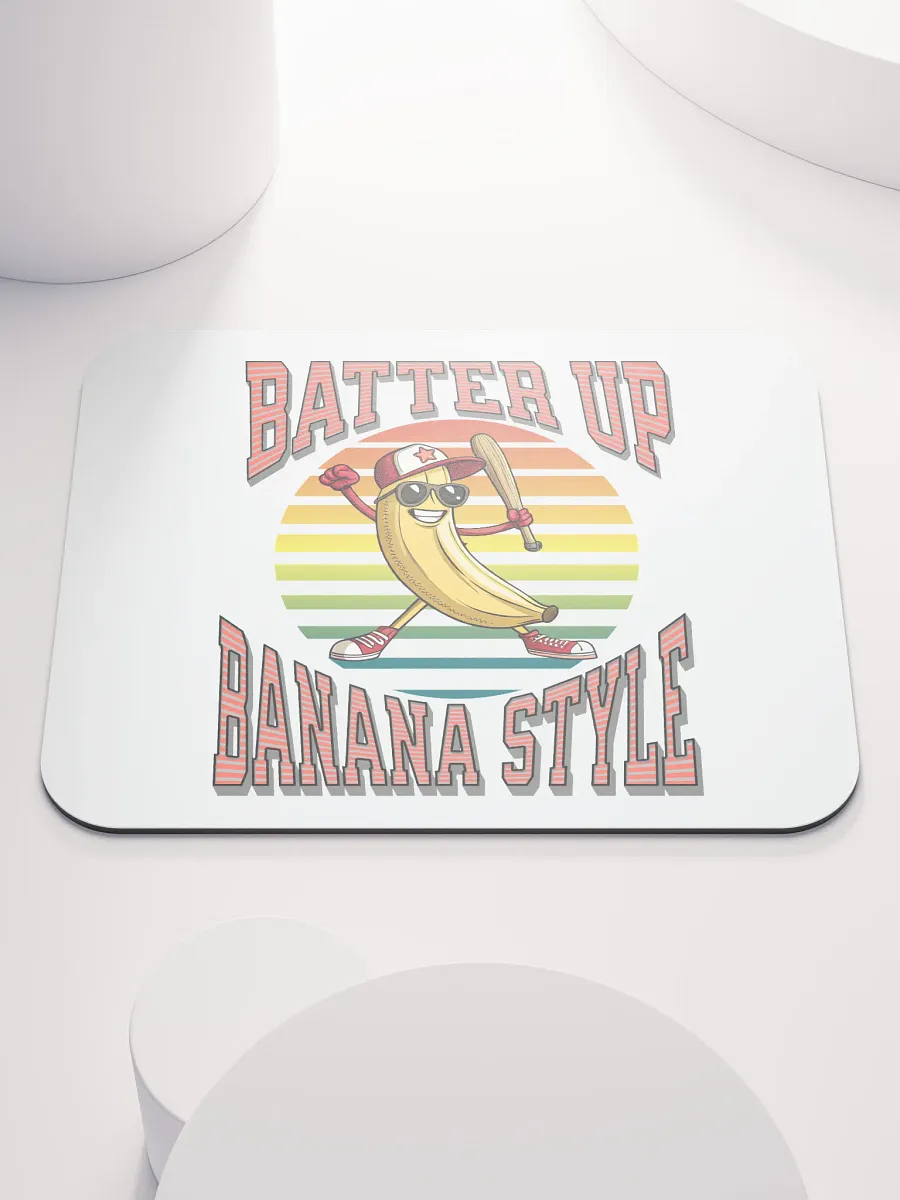 Batter Up Banana Style Baseball Bonanza Mouse Pad product image (2)
