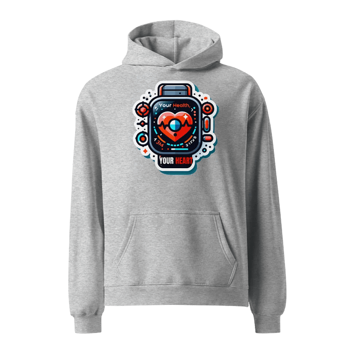 Heartbeat Tracker Unisex Hoodie product image (3)