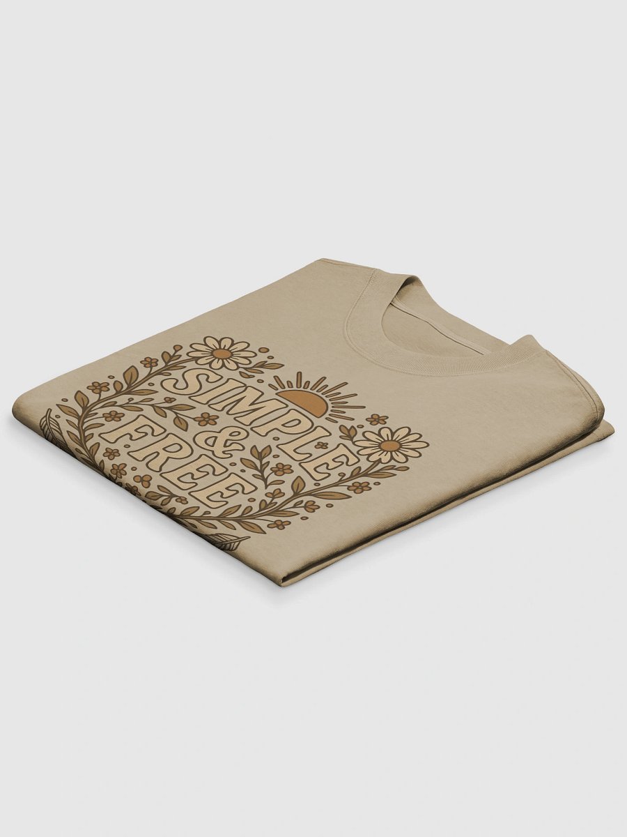 Vintage Floral 'Simple & Free Faded Tee product image (14)