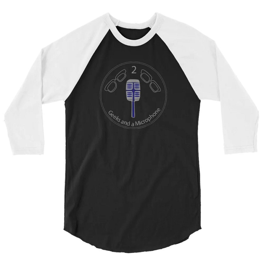Geeky Conversations Baseball Tee - Save it for the Podcast Edition product image (3)